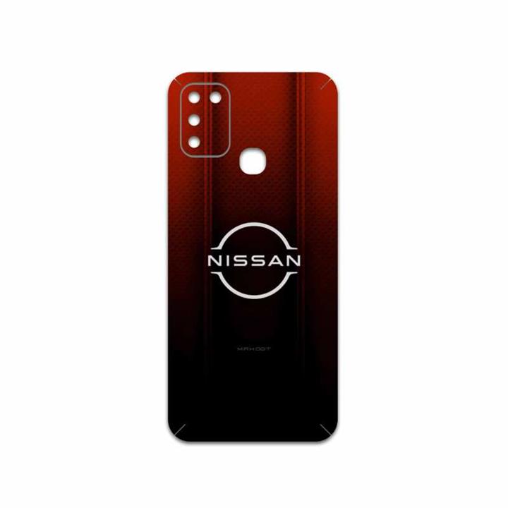 برچسب پوششی ماهوت مدل Nissan-Logo مناسب برای گوشی موبایل اینفینیکس Hot 10 Play MAHOOT Nissan-Logo Cover Sticker for Infinix Hot 10 Play